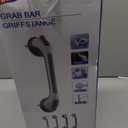 TAILI Grab Bars for Bathtubs and Showers 2 Pack Suction Grab Bar, Heavy Duty Shower Handle Removable Bath Handrails for Seniors and Elderly, Bathroom Safety Grip No Drilling Waterproof,Grey (16.8", Gray)