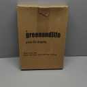 greenandlife 4 pcs 16" x 11" Large Serving Trays for Party Supplies, Plastic Platters for Serving Food, Unbreakable Reusable Trays for Snack, Fruit, Cookies, Desserts in Kitchen, BPA Free, Black