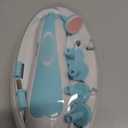 Rechargeable Baby Nail Trimmer Electric Baby Nail File, 15-in-1 Nail Clippers Filer Buffer Kit with Dust Cover LED Light for Newborn Infant Toddler Adult Toes Fingernails, Blue