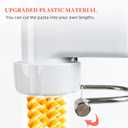 Pasta Attachment for Kitchenaid Stand Mixer, Pasta Press Attachment for KitchenAid Stand Mixer - Durable Pasta Maker with 5 Upgraded Plastic Plates for Homemade Spaghetti & Macaroni