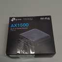 TP-Link Ultra-Portable Wi-Fi 6 AX1500 Travel Router TL-WR1502X | Easy Public WiFi Sharing | Hotel/RV/Travel Approved | Phone WiFi Tether | USB C Powered | Multi-Mode | Tether App | Durable Design Black