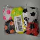 6 Pack Soft Plush Hackys Footbags, Sand Filled Durable Fleece Juggling Balls,Vibrant Color Sports Foot Bags for Kids Adults, Indoor Outdoor Play Coordination Training & Party Favors
