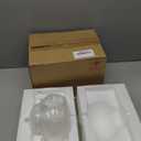 Pumtus Glass Teapot with Removable Infuser, 900 ML/30 OZ Vintage Clear Stovetop Safe Tea Kettle, Embossed Floral Borosilicate Glass Water Pot, Delicate Tea Maker Gift for Blooming Loose Leaf Tea