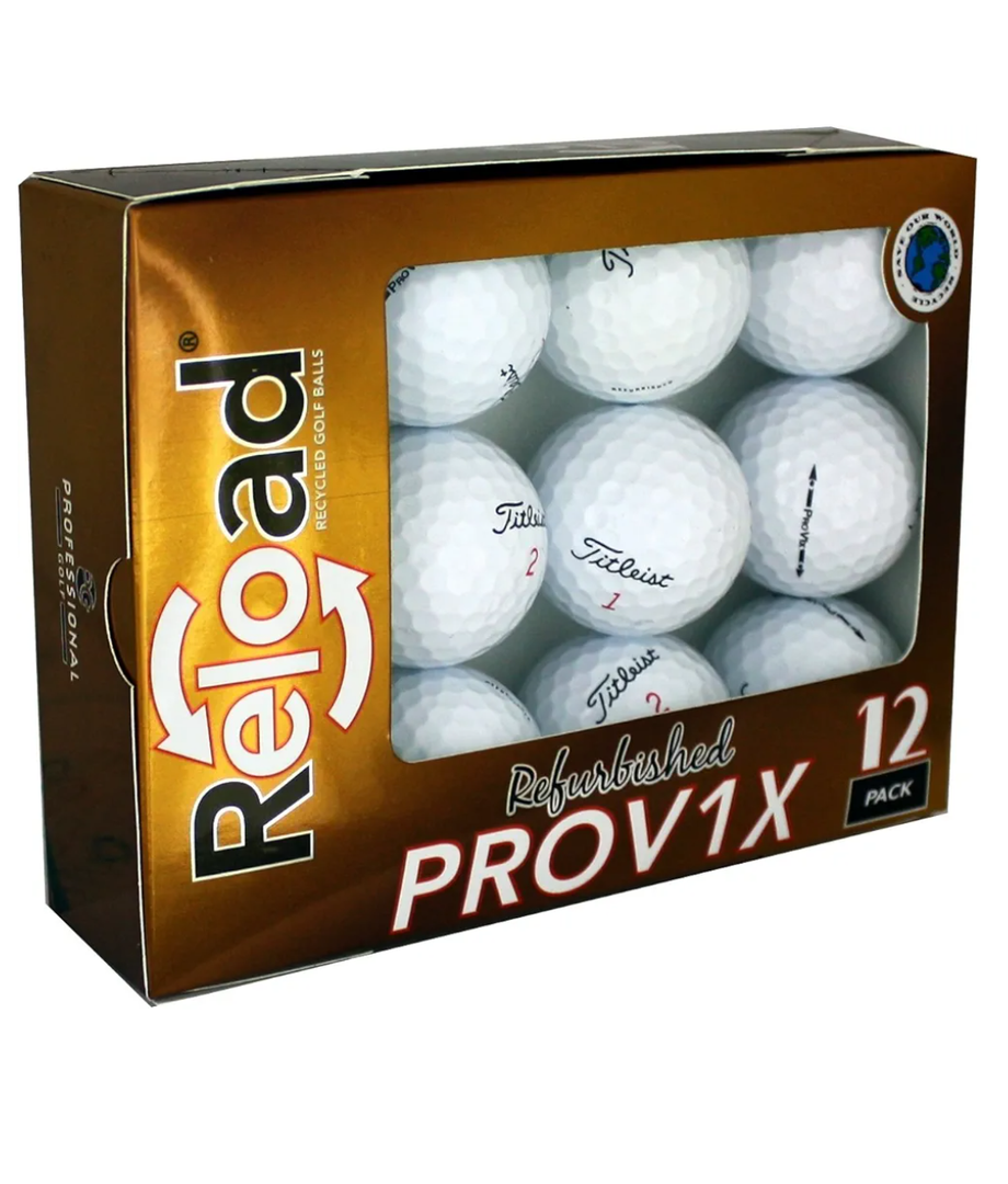 Titleist Pro V1x Reload Refinished Used Golf Balls [12-Ball]