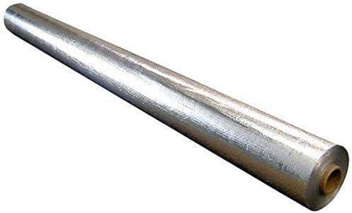 NASA Foil 4' x 125' Solid Vapor Radiant Barrier Reflective Foil 500 sqft Scrim