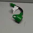 RVGUARD 30 Amp to 110 Volt RV Adapter Cord 12 Inch, NEMA 5-15P to NEMA TT-30R Electrical Power Adapter with LED Power Indicator, Green, ETL Listed