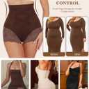 Women's High Waisted Underwear, Ladies Panties with Lace, Comfortable Briefs, 4 Pack (XXL)