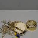 HOHIYA Rotating Ornament Display Tree Stand 24 Inch Metal Wire Hook Hanger for Hanging Christmas Balls Halloween Ornaments Craft Display Easter Decorations Tabletop Taiwan Made Brass Gold