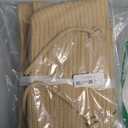 TeoKJ Over the Door Hanging Basket, 3-Tier Woven Cotton Wall-Mounted Storage Organizer Bag Decorative Hanging Nursery Baskets - Jute