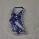 12' Pool Vacuum Head Brush Parts, Curved Blue and White Suction Vacuum Head Tool for Swimming Pool