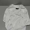 J.VER Men's Dress Shirts Solid Long Sleeve Stretch Wrinkle-Free Formal Shirt Business Casual Button Down Shirts (Large, White)