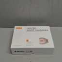 Portable Heating Pad for Back, Cordless Wearable Heat Belt with Massager for Lower Back Pain Relief, Battery Powered 8000 mAh Rechargeable, MAXwarm 3.0, Gift for Women Men 90-310 lbs (Black)