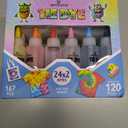 12 Colors Tie Dye Kit, Tie Dye Set for Kids, Pre-Filled Tye Dye Bottles, Non Toxic Permanent Fabric Dye Art Set, Easy DIY Fabric Art - Create Fun