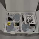 GALAYOU 2K Security Cameras Wireless Outdoor-360 PTZ Cameras for Home Security with Solar Panel/Battery Powered, Night Vision, Two-Way Audio, PIR Sensor, Works with Alexa, R1 4P Black (2.4Ghz Only)