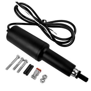 15054-001 Boat Trim Tab Actuator 101 Standard for Marine with 2.25” Stroke 12V 5/16 Top Hole 6” Wire Length Pushes 500 LBS