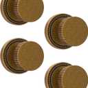 Asidrama 4 Pack Antique Brass Privacy Door Knobs with Lock, Vintage Door Handles with Antique Brass Door Knobs Interior for Bedroom or Bathroom, Heavy Duty Door Lever for Left Right Sided Doors