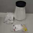 Peel and Stick Wall Sconces, Stick On Wall Sconce Set of 2, Battery Operated Wireless Adhesive Wall Lights, Corn Bulb with 10000mAh Battery, Easy Install for Bedroom Living Room Wall Decor (19.68inch, Black)