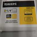 YEAHOME Light Duty Staples for Staple Gun, 3000 Counts 1/4-Inch JT21 Staples Standard Refill for Stapler, Suit for Upholstery, Crafts, General Repairs