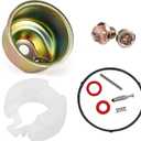 GX120 Carburetor Float Bowl Chamber Kit for Honda GX120 GX160 GX200 Needle Bowl Float Gasket Seal Pin