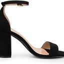 COASIS Women's Chunky Block Heels Open Toe Ankle Strap 3.5 Inch Heeled Sandals, 8