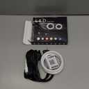 YM E-Bright 1 Set 80MM RGB Angel Eyes LED Halo Rings for Car Lamp Daytime Running Light COB Chips Multil-Color Circle Ring Mobile App Control with PVC Housing DC 12V