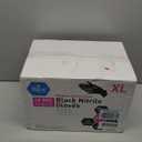 Med pride black nitrile gloves XL