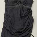 Women One Piece Swim Dress Tummy Control Swimsuits Slimming Mesh Sheer Sarong Wraps Bathing Suit Large