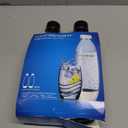 SodaStream Black 1L Slim Carbonating Bottles Twin Pack, Pack of 2