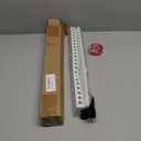 ENONCI Updated White Cable Raceway Kit, 31(2x15.5 inch Open Slot Wire Covers for Cords, Cable Management System to Hide Under Desk/TV/Computer/Net/Power Cords (Pack 2)