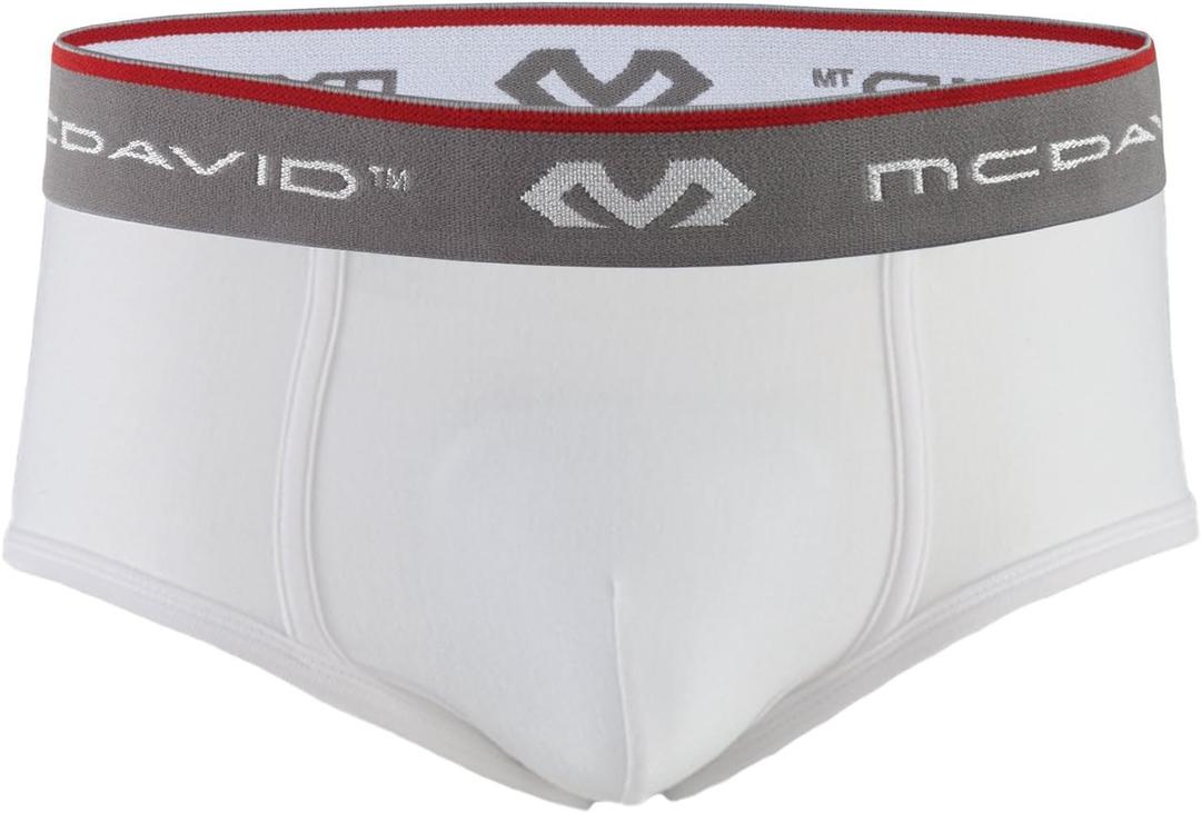 Mcdavid Boys Boxer Briefs w/ Athletic Cup Protection, Youth Sports, Baseball, Lacrosse, Football, Kids (Large)
