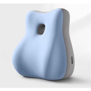 Wedge Pillow Couples, Discreet Wedge Pillow for Couples, BedHead pad Stress for Intimacy Support, Firm Foam Pillow with Washable Cover (Blue)