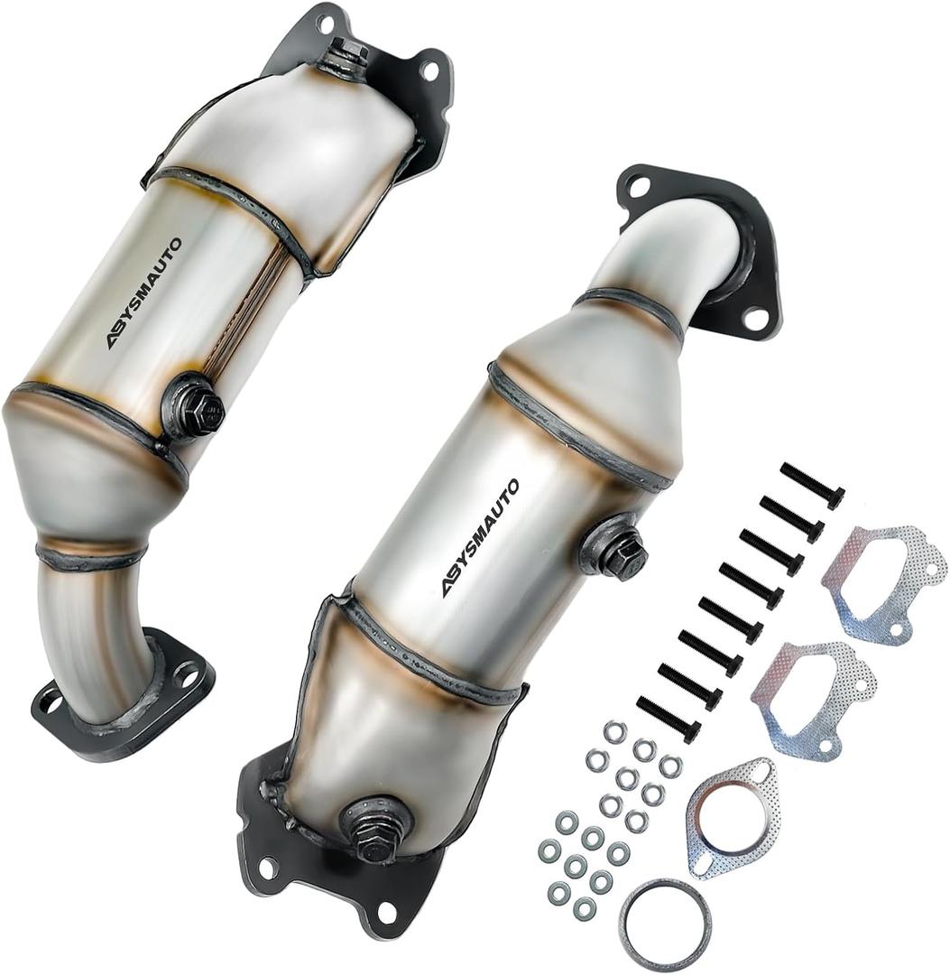 Front & Rear Catalytic Converter Compatible with Dodge Grand Caravan/Chrysler Town & Country 2011-2016, Dodge Avenger 2011-2014 3.6L V6 Catalytic Convertor Direct-fit (EPA Compliant)