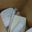 2 in 1 Dual-use Floor & Desktop Book Stand White, 19.6-54 Inch Height Adjustable, for Bible Stand Music Holder Podium Recipe Cookbook, Foldable Book Holder for Reading with Page Clips