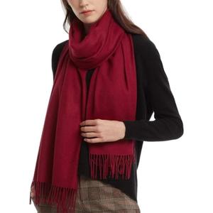 Women Men Winter Cold Weather Scarf - Soft Shawls Scarves with Tassels(78.7''*26.8'')