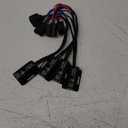 H13 9008 LED Load Resistor Adapter 50W 6Ohm Upgraded Canbus Decoder Fix Headlights Fog Light Error Code Anti-Flicker Wiring Relay Harness