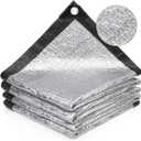SUNNY GUARD 99% Aluminum Sun Shade Cloth, 20x30FT Heat Reflective Tarp
