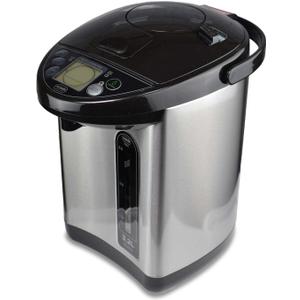 Addis Thermo Pot Instant Thermal Hot Water Boiler Dispenser, 3.2 Litre, Stainless Steel/Black (516521)