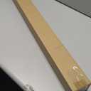 Exclusive Home Curtains Ogee 1" Curtain Rod and Coordinating Finial Set, Matte Silver, Adjustable 36"-72"