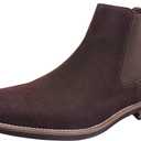 Bruno Marc Men's Urban-06 Dark Brown Suede Leather Chelsea Ankle Boots - 9.5 M US