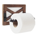 Autumn Alley Farmhouse Shiplap Toilet Paper Holder - Barn Door Farmhouse Elegance for Your Bathroom - Enhance Your Space with Rustic Coastal Bathroom Accessories, Rustic Charm, Unique Shiplap