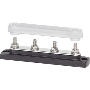 Blue Sea Systems 2307 150 Amp Common BusBar with 4 studs and a cover, With Cover, 150A