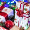 8 x arkamii Christmas design premium wrapping paper set of 4 sheets size 34 x 25 inch for gift pack (NAT3)