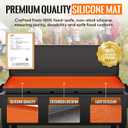28XL Silicone Griddle Mat for Blackstone - Heavy-Duty Food-Grade Griddle Cover & Full Surface Protection, Waterproof, Rust & Dust-Proof, Essential Blackstone Griddle Accessories for Outdoor BBQ