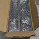 Torfican Wine Glass Holder Under Cabinet, 4 Pack Wine Stemware Holder, Wine Glass Rack, 3 Rows Black Metal Wine Glasses Hanger, Wine Glass Holder Storage Under Shelf, Wine Glass Rack for Kitchen Bar