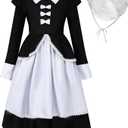 PROMOTED TO BIG SISTER Pilgrim Costume for Girls (11-12 Years)