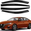Canvcle Altima Rain Guards - Window Visors for Nissan Altima 2019-2025 2026,Outside-Mount Tape-On Side Window Wind Deflectors for Altima Accessories,Vent Visors Shades Rainproof 4PCS