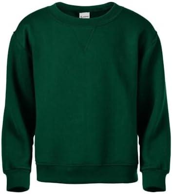 Soffe Boys' Classic Midweight Fleece Crew Sweatshirt, Size L