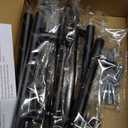 Ravinte Cabinet Pulls Matte Black Stainless Steel Kitchen Cupboard Handles Cabinet Handles 6Length, 3.75 Hole Center 10-Pack