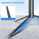 Selfie Stick Travel Tripod for Cell Phone with Remote Control and Phone Holder, Extendable Selfie Stick for iPhone, iPhone Tripod for Video Recording, 72 Inch, Black