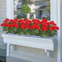 TOCHGREEN Artificial Red Geranium Silk Flowers Outdoor Plant Bush 2 Bundles Faux Flowers Geraniums for Outdoors Floral Home Decor Indoor Garden Patio Vase Grave Cemetary Table Centerpieces Decor